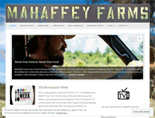Tablet Screenshot of mahaffeyfarms.com